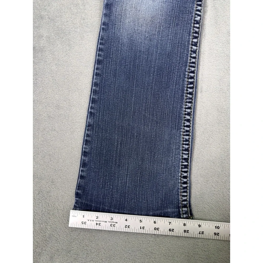 Silver Jeans Womens 28 Blue Medium Wash Denim Suki Low‎ Rise Bootcut Stretch